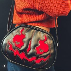 Petricoffin Burning Passion Pumpkin Purse